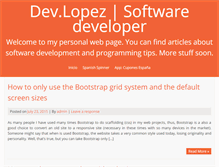 Tablet Screenshot of devlopez.com